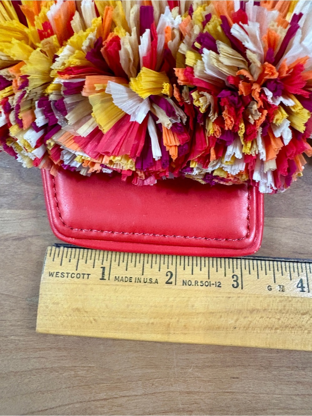 Sam Edelman Relove CLARE Red Ankle Strap Pom Pom Sandal, Womens size 8 - Picture 10 of 16